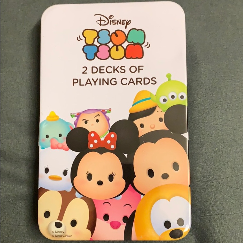 Disney Tsum Tsum 2 deck playing cards NWOT